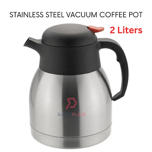 2 Liters Vacuum Coffee Pot Stainless Steel Insulated Coffee Flask Pot