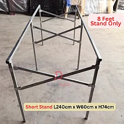 8 Feet Short Stand Only Night Market Foldable Table Rack Market Folding Stand Rack