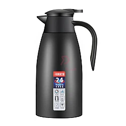 Attractive Black SUS304 2L Insulated Vacuum Thermal Flask Stainless Steel Flask Jar Coffee Pot