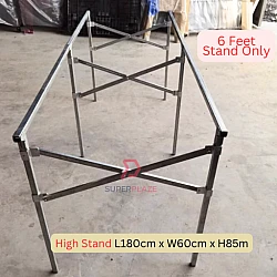 6 Feet High Stand Only Night Market Foldable Table Rack Market Folding Stand Rack
