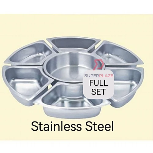 Full Set Stainless Steel 52cm Serving Dome Insert Bowl Replacement