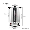 10 Liters Commercial Electric Water Boiler Automatic Temperature Control Beverage Dispenser