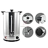 35 Liters Commercial Electric Water Boiler Automatic Temperature Control Beverage Dispenser