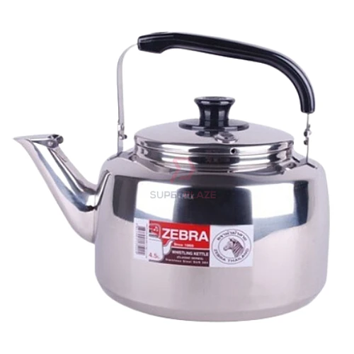 7.5 Liters Classic SUS304 Stainless Steel Classic Whistling Kettle Zebra