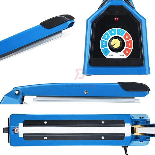 200mm Heavy Duty Plastic Impulse Sealer Machine Laminated Poly Bag Packaging Sealing