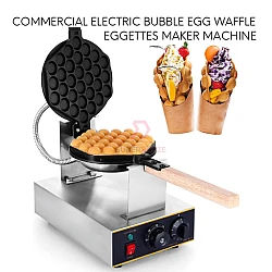 Commercial Electric Bubble Egg Waffle Baker Machine Eggettes Waffle Maker