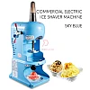 Sky Blue Adjustable Commercial Ice Shaver Snow Cone Maker Ice Shaving Machine