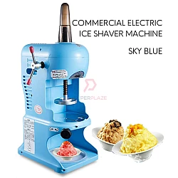 Sky Blue Adjustable Commercial Ice Shaver Snow Cone Maker Ice Shaving Machine