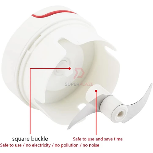 Multi Purpose Shredder Mini Food Processor Hand Pull Chopper Mincer