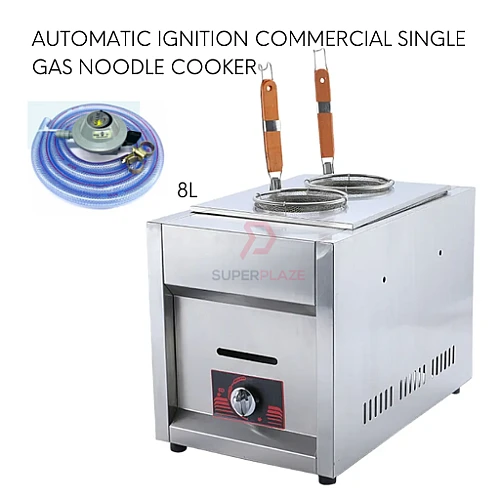 8L Gas Stove Plus Regulator LPG Commercial Noodle Cooker Stewed Ramen Spaghetti Pasta Cooker