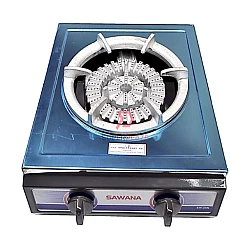 SW35K Gas Stove Dual Frame Pipe Control Automatic Gas Cooker Sawana