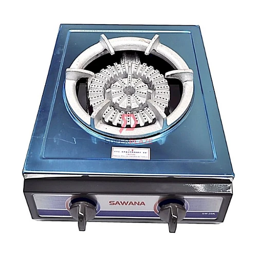 SW35K Gas Stove Dual Frame Pipe Control Automatic Gas Cooker Sawana