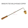 Brass Pie Tee Mould Copper