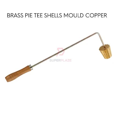 Brass Pie Tee Mould Copper