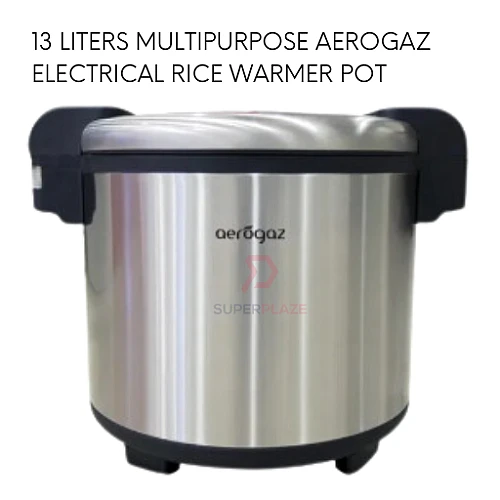 13 Liters Aerogaz Electrical Rice Warmer Pot Multi Purpose Keep Warm Pot