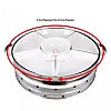 52cm Full Set Melamine Stainless Steel Serving Chafing Dish Melamine Insert Party Dome Set