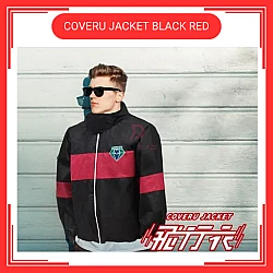COVER U BLACK RED PPE Coverall Jacket Protection from Risk of Contagious Viral Medical Grade Baju Covid