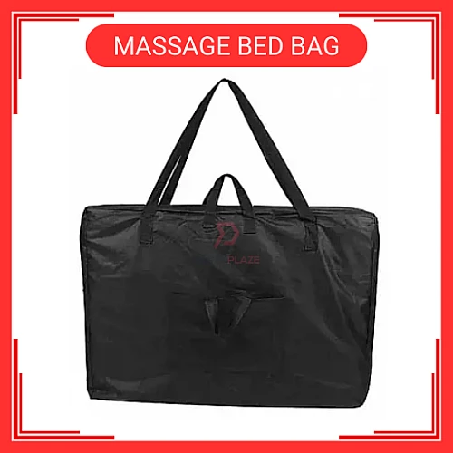 Massage Bed Foldable Carry Shoulder Bag Portable Spa Table Black Color
