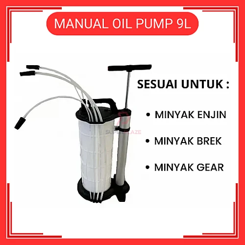 Manual Oil Pump 9L Vakum Penyedut Manual Pam Pengekstrak Bahan Api Minyak