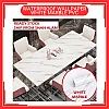 60cm x 5meter White Marble PVC Waterproof Wallpaper Wall Sticker Kertas Dinding