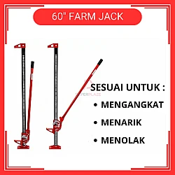 60 Inches High Farm Jack Lift Jack 4x4 Recovery Off Road Jack