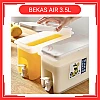 Bekas Air 3.5L Cold Kettle with Faucet Beverage Dispenser with Spigot Dispenser for Making Juice