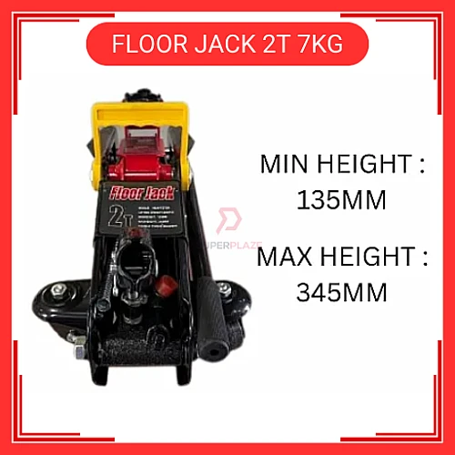 Floor Jack 2 Ton 7KG Hydraulic For Auto Repair Tools Car 2T 7KG Jack Kereta