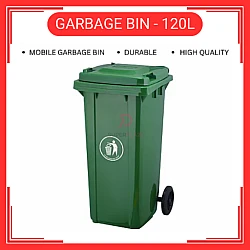 120 Liter Plastic Dustbin Tong Sampah