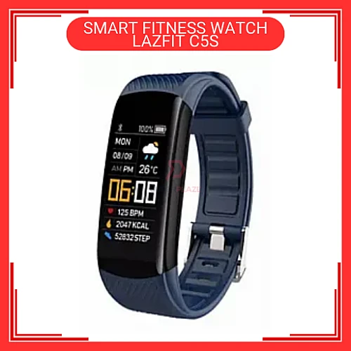 LAZFIT C5S Dark Blue Color Fitness Bracelet Waterproof Sport Tracker Smart Watch 