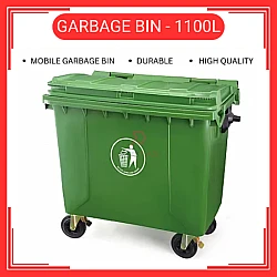 1100 Liter Plastic Dustbin Tong Sampah