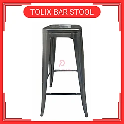 Kerusi Tinggi Kerusi Besi Tolix Metal High Bar Stool