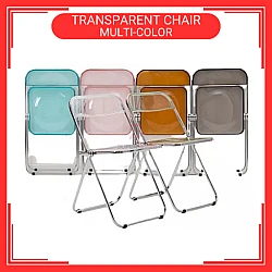 Transparent Chair Acrylic Dining Chair Multi Colour