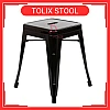 30x46cm Tolix Stool Indoor Outdoor Metal Chair