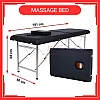 Massage Bed Katil Bekam Katil Urut Katil Spa Katil Mudah Lipat Massage Bed Portable Spa Facial Bed Black