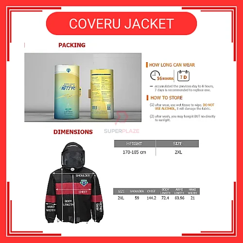 COVER U PPE Jacket Protection from Risk of Contagious Viral