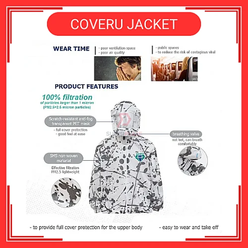 COVER U PPE Jacket Protection from Risk of Contagious Viral