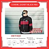 COVER U BLACK RED PPE Coverall Jacket Protection from Risk of Contagious Viral Medical Grade Baju Covid