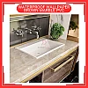 60cm x 5m Brown Marble PVC Waterproof Wallpaper Wall Sticker Kertas Dinding