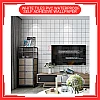 60cm x 5meter White Tiles PVC Waterproof Wallpaper Wall Sticker Kertas Dinding