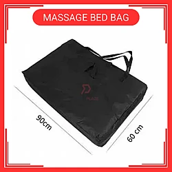 Massage Bed Foldable Carry Shoulder Bag Portable Spa Table Black Color