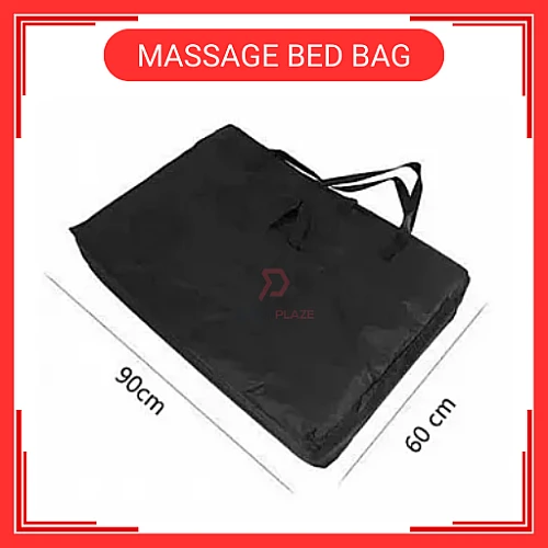 Massage Bed Foldable Carry Shoulder Bag Portable Spa Table Black Color