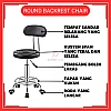 Kerusi Spa Kecantikan Hidraulik Kerusi Salon Boleh Laras Kerusi Beroda Backrest Chair