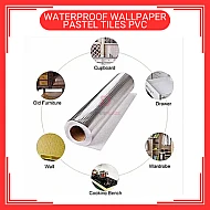 60cm x 5m Pastel Tiles PVC Waterproof Wallpaper Wall Sticker Kertas Dinding