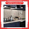 60cm x 5m Brown Marble PVC Waterproof Wallpaper Wall Sticker Kertas Dinding