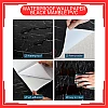 60cm x 5m Black Marble PVC Waterproof Wallpaper Wall Sticker Kertas Dinding