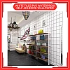 60cm x 5meter White Tiles PVC Waterproof Wallpaper Wall Sticker Kertas Dinding