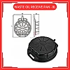 8L Waste Oil Drainer Receive Pan Oil Drain Pan 