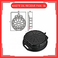 8L Waste Oil Drainer Receive Pan Oil Drain Pan 