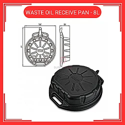 8L Waste Oil Drainer Receive Pan Oil Drain Pan 