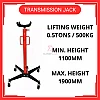 500kg 30kg Single Pump Telescopic Tall Transmission Jack Gearbox Jack Engine Jack 
